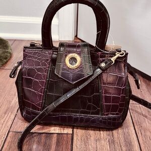 VINTAGE Dolce Vita ‘Jackson’ Faux-Crocodile Handbag